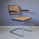 Chaise S64 noire, Marcel Breuer pour Thonet, 1981