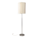 Vintage 1960s floor lamp in metal and pleated shade Italian design
