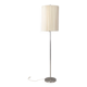 Lampadaire vintage des années 60 en métal et abat-jour plissé design italien