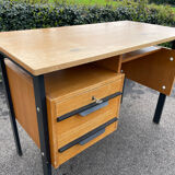 Vintage modernist desk 1950-60 wood