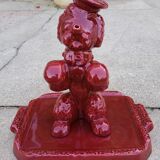 Poodle pitcher in slip in perfect condition