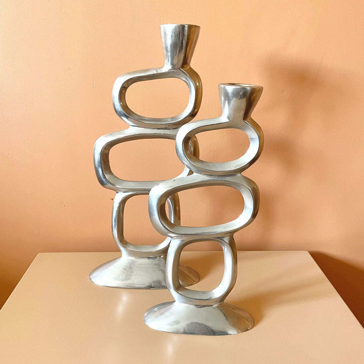 Pair of candlesticks by Matthew Hitlon