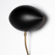 60's brass and black metal sculptural sconce