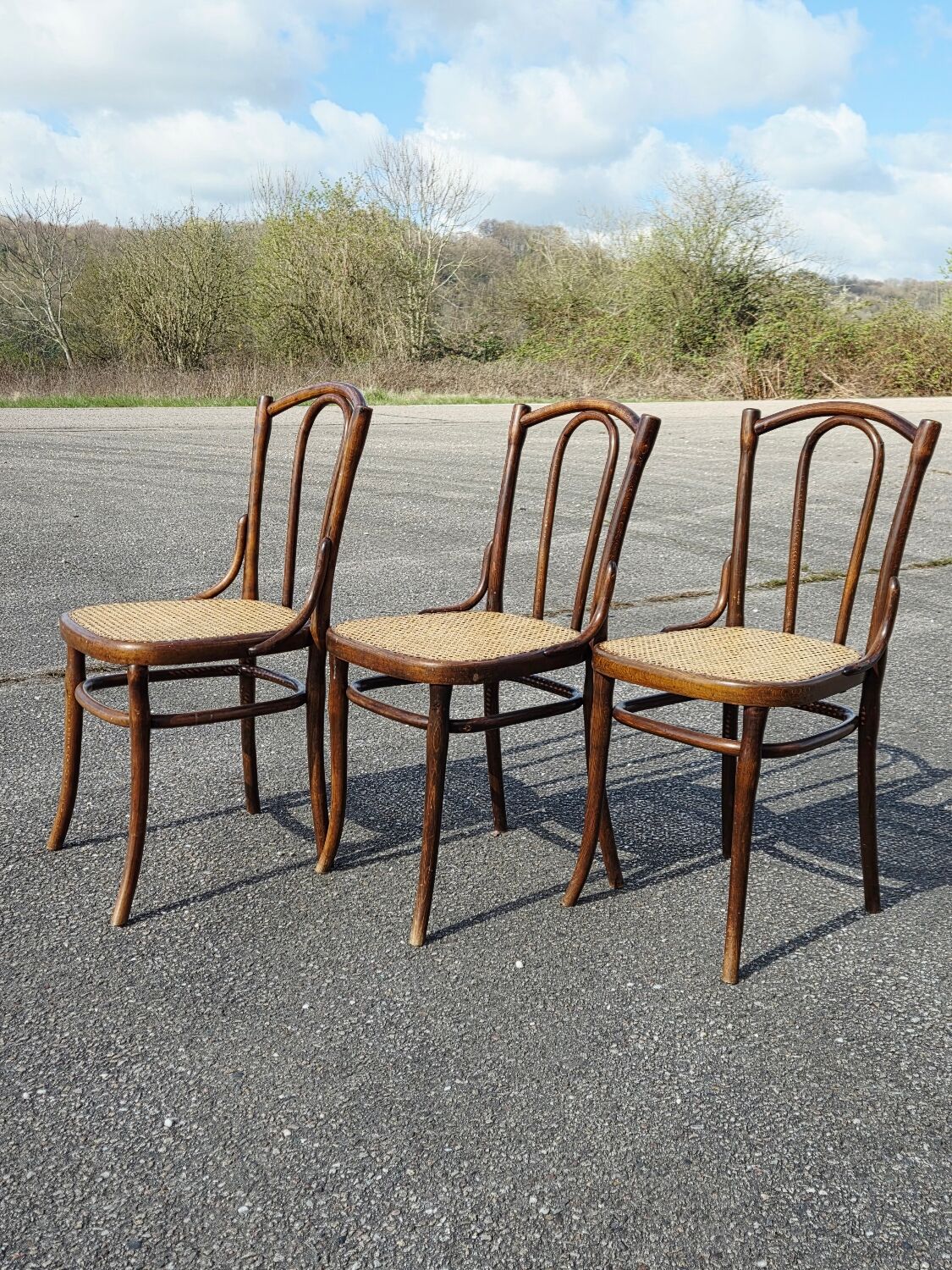 Set of 6 Bistro Chairs No. 56 Thonet