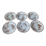 Series of 6 flat plates POP UP CHRISTMAS 2022