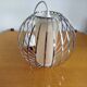 Vintage stainless steel pendant light, 1990s