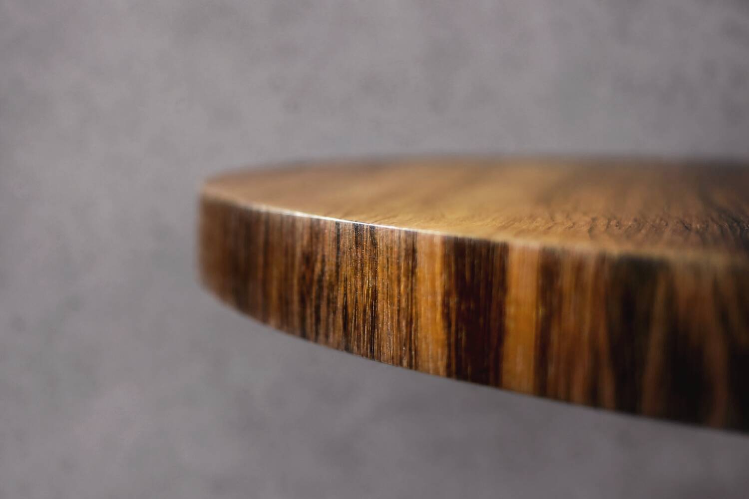 Vintage German Round Rosewood Coffee Table from Ilse Möbel, 1970s