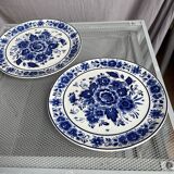Plaque assiette antique bleu Royal Delft