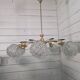 Vintage chandelier with 7 lights from the 60s/70s.