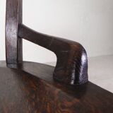 Oak desk chair, studio chair, height adjustable, 1930s