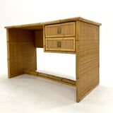 Rattan office of Dal Vera Italy, 1960s