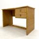Bureau en rotin de Dal Vera Italie, 1960s