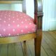 A pair of Directoire style armchairs.