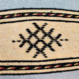 Coussin berbère gris et jaune marocain