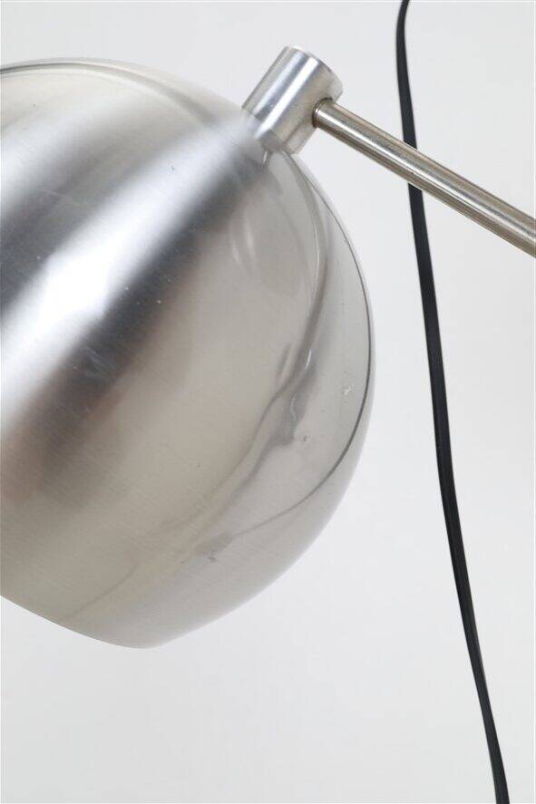 Mid-century double-spot floor lamp / aluminum / 1960s–1970s / space age / Danish modern design