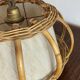 Bamboo and rattan suspension, Louis Sognot