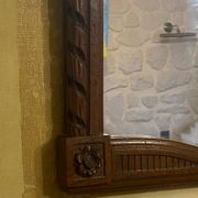 Miroir en bois sculpté style Louis XVI