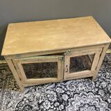 Vitrine en verre en bois