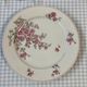 Series of 12 porcelain dessert plates decorated with flowers Bernardaud Limoges