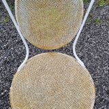 Paire de chaises de jardin en fer forgé