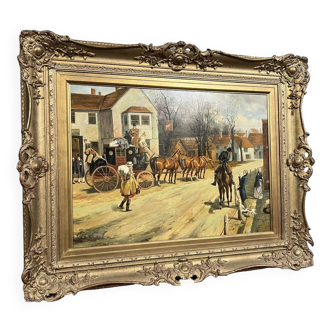 W. G Reid: oil on panel signed lower left