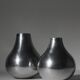 Polished Aluminum Bulbous Vase, Large