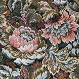 Pair of cushion covers, old tapestry and cotton gauze