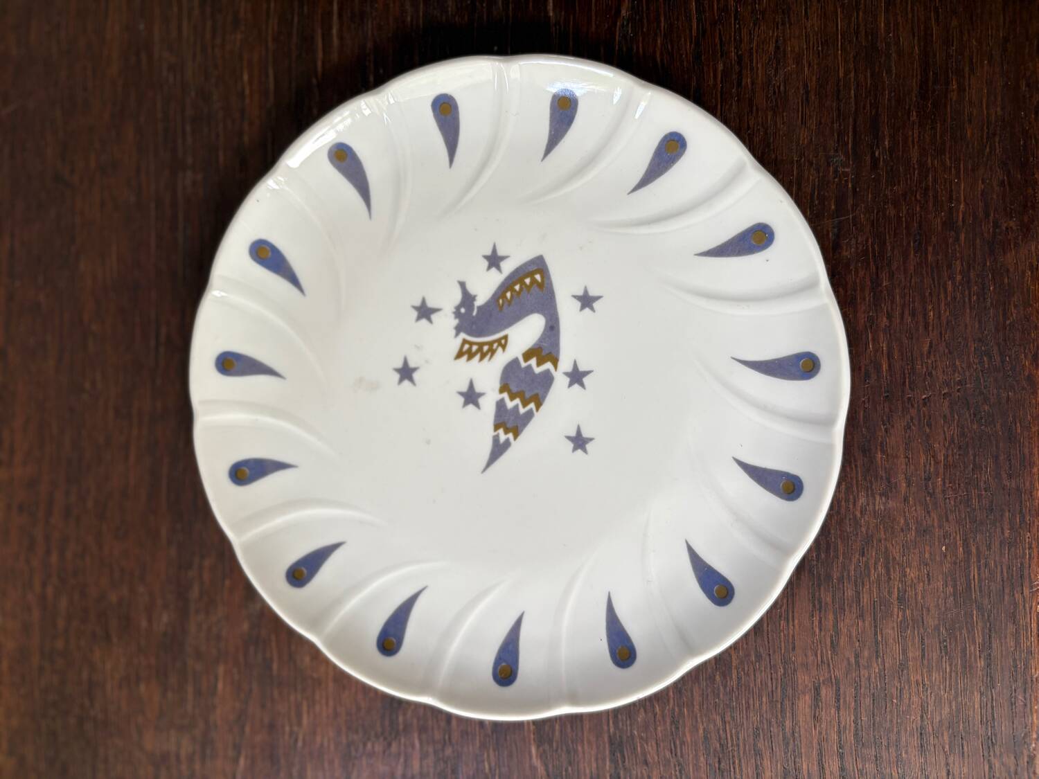 Assiette vintage Jean picart Ledoux pour Air France