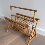 Magazine rack Wicker, around 1950