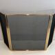 Brass and wire mesh firewall. french work. around 1970