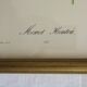 3 framed antique bird engravings