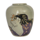Japan polychrome vase and celadon XIX Naniwaya Okita Japan Nippon