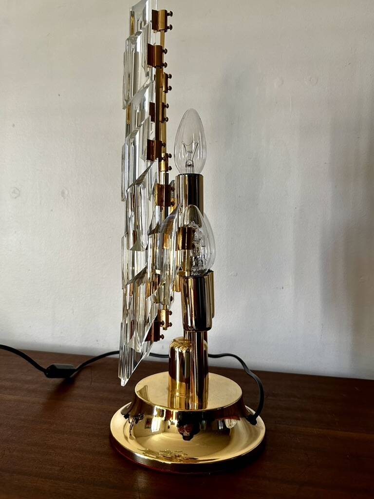 Lampe Oscar Torlasco pour Stilkronen, Murano Italie 1970
