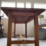 Solid wood farmhouse table