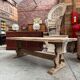 Monastery table and its 2 benches