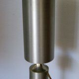 Brushed aluminum lamp 70s