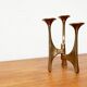Mid-Century Brutalist Candleholder from Harjes, Germany, 1960s