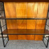 String wood and metal shelf