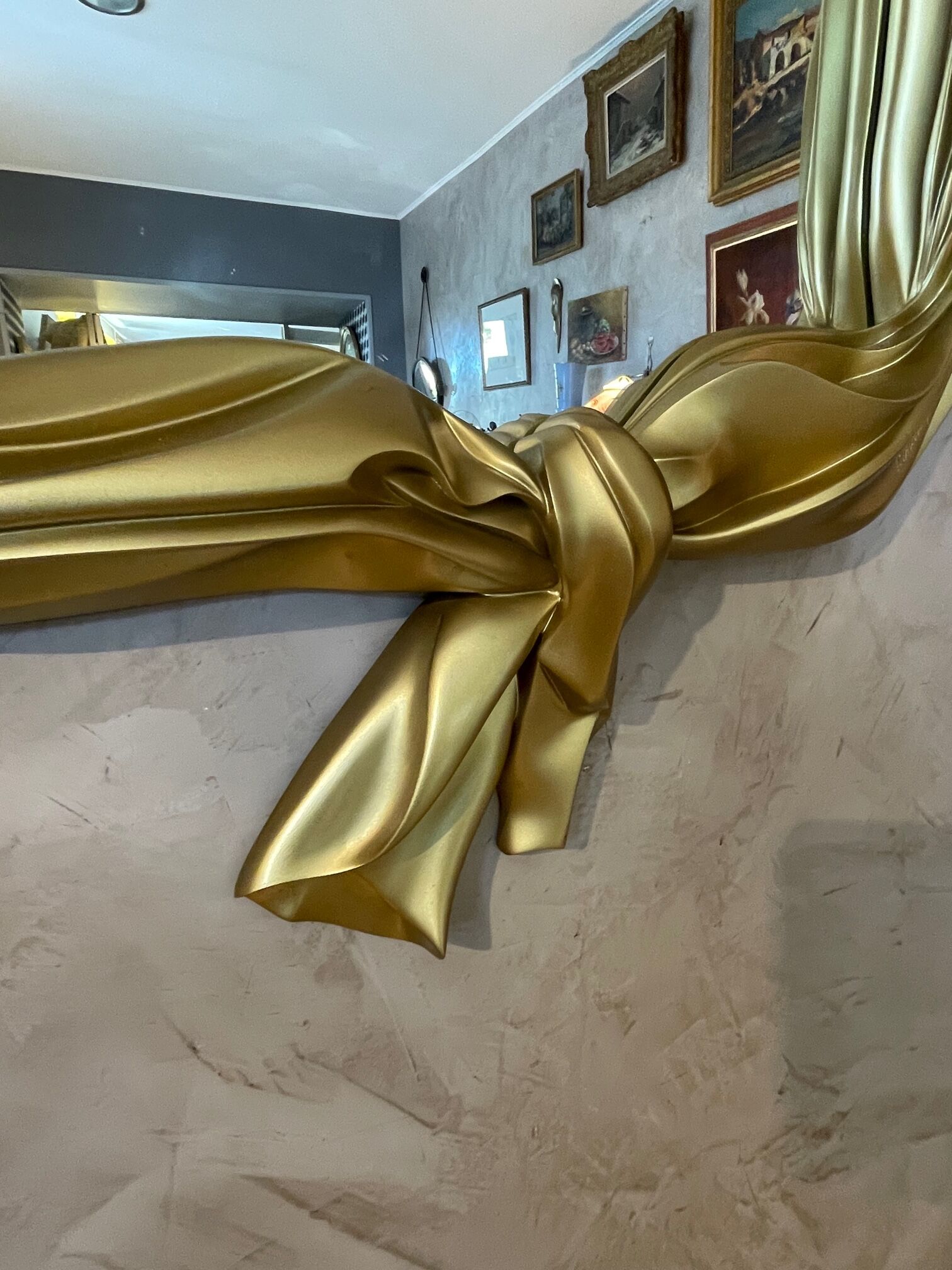 Golden mirror