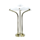 Lamp blown glass frosted around 1940 brass