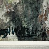 "Enigma" oil on board framed by Meryl watts