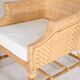 Paire de fauteuils club en rotin