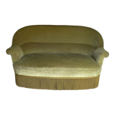 Banquette crapaud velours