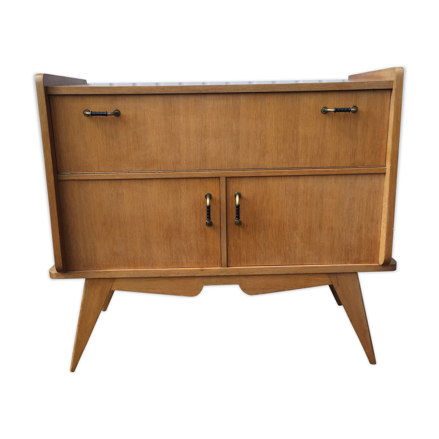 Vintage dresser with compass foot