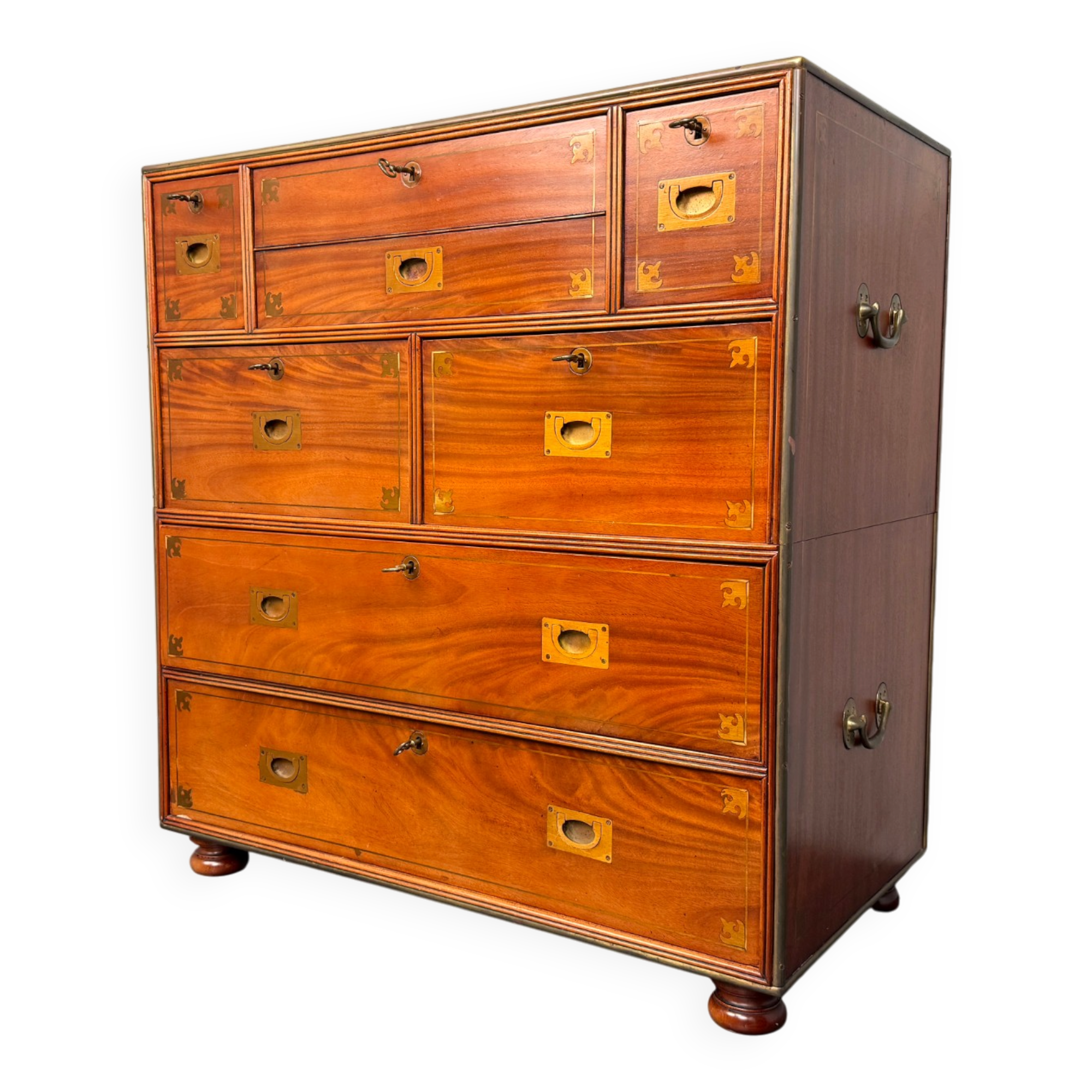 Ship’s chest with writing desk, England, 1940