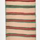 2x10 Red & Green Kilim Runner Rug, 79x323Cm