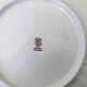 8 white and gold porcelain dessert plates