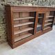 Oak display cabinet 237 cm