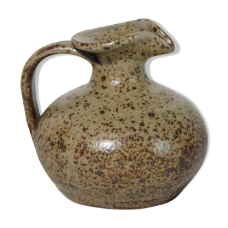 Petit vase en grès pyrité vintage