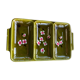 Servant 3 compartments poet Laval ceramic enamelled France vintage and collector
